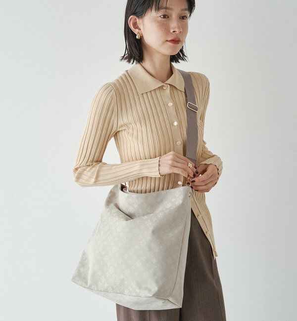  「ナイロンジャガード 2WAYショルダーバッグ」|ショルダー・メッセンジャー|エクリュ