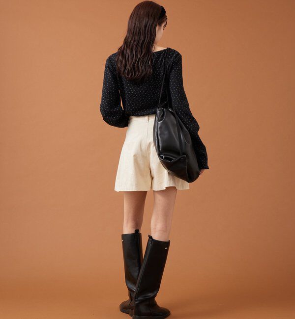  「小花ヘンリーロンT」|シャツ・ブラウス|