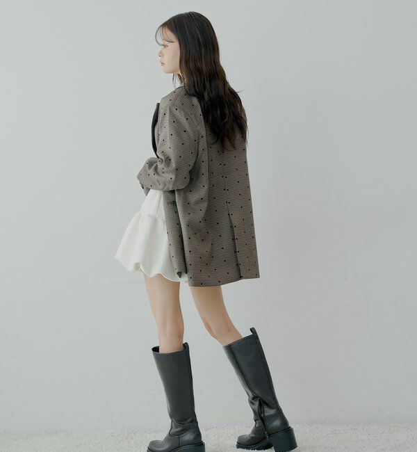  「【セットアップ対応】スウェットバルーンミニスカート」|スカート|