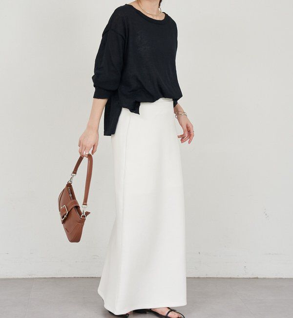  「【26SS予約】ポンチタイトスカート」|スカート|