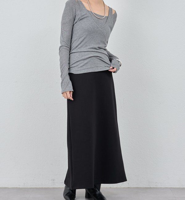  「【26SS予約】ポンチタイトスカート」|スカート|