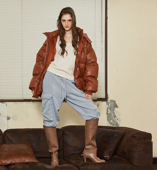 AU BANNISTER「【LAROUTE】ルーズロングブーツ」|ショートブーツ|