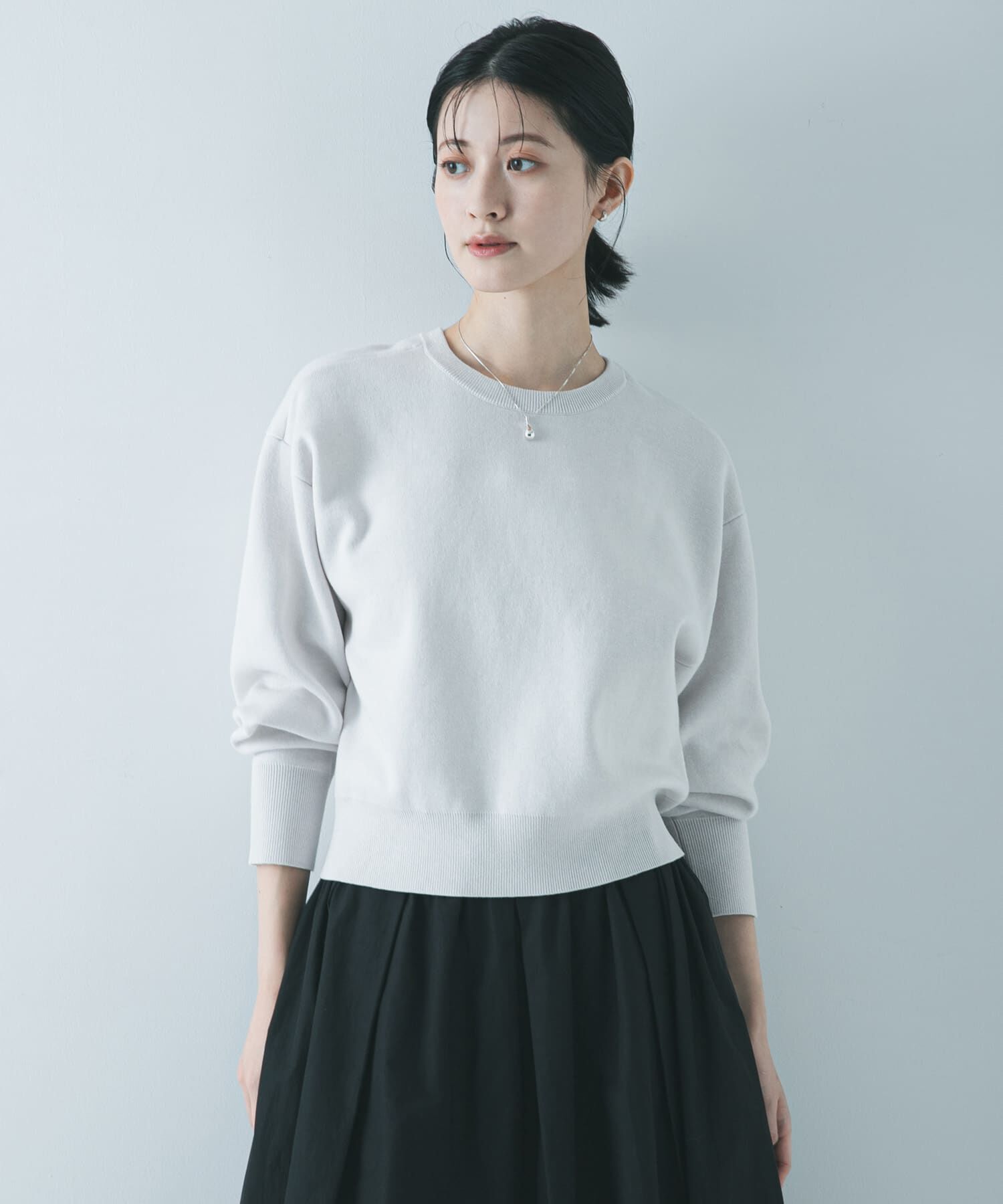 URBAN RESEARCH「ダブルフェイスクルーネックニット」|ニット・セーター|