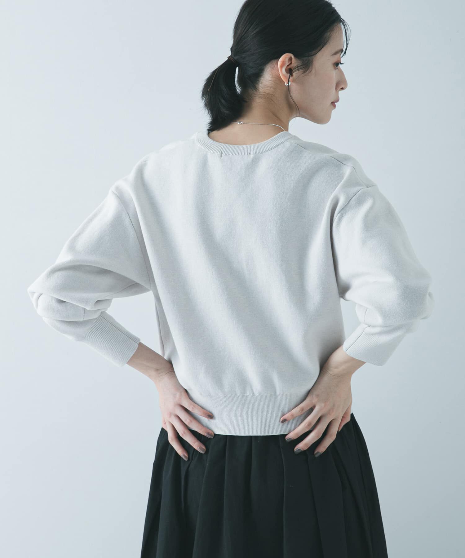 URBAN RESEARCH「ダブルフェイスクルーネックニット」|ニット・セーター|