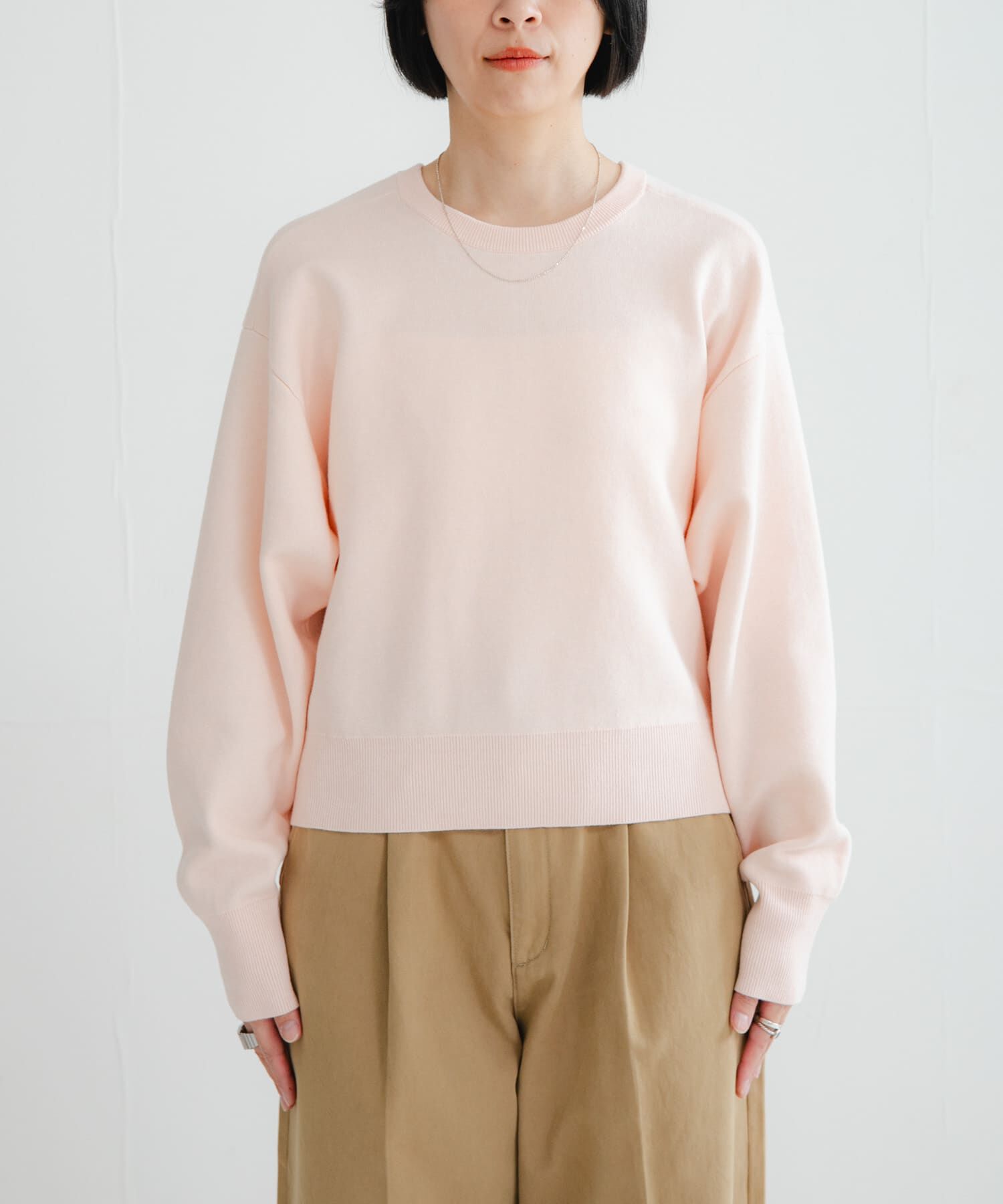 URBAN RESEARCH「ダブルフェイスクルーネックニット」|ニット・セーター|