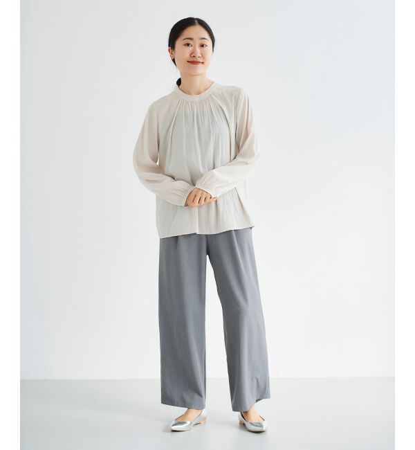  「ブラウスレイヤードニットベスト」|ベスト・ジレ|