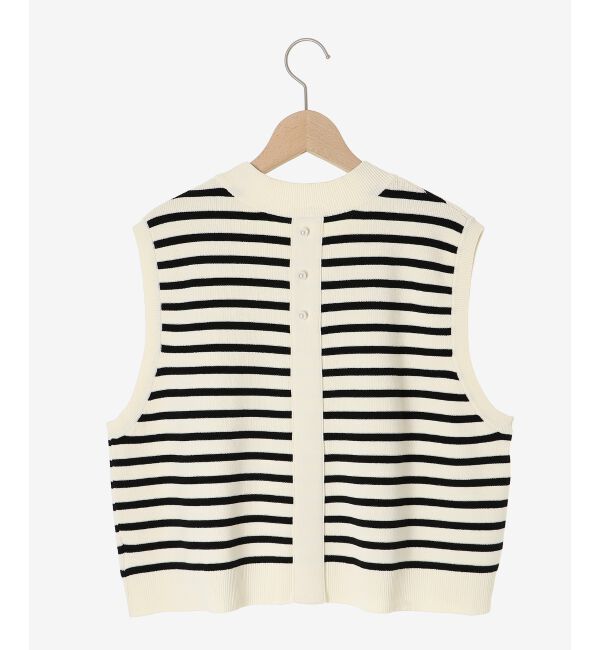  「ブラウスレイヤードニットベスト」|ベスト・ジレ|