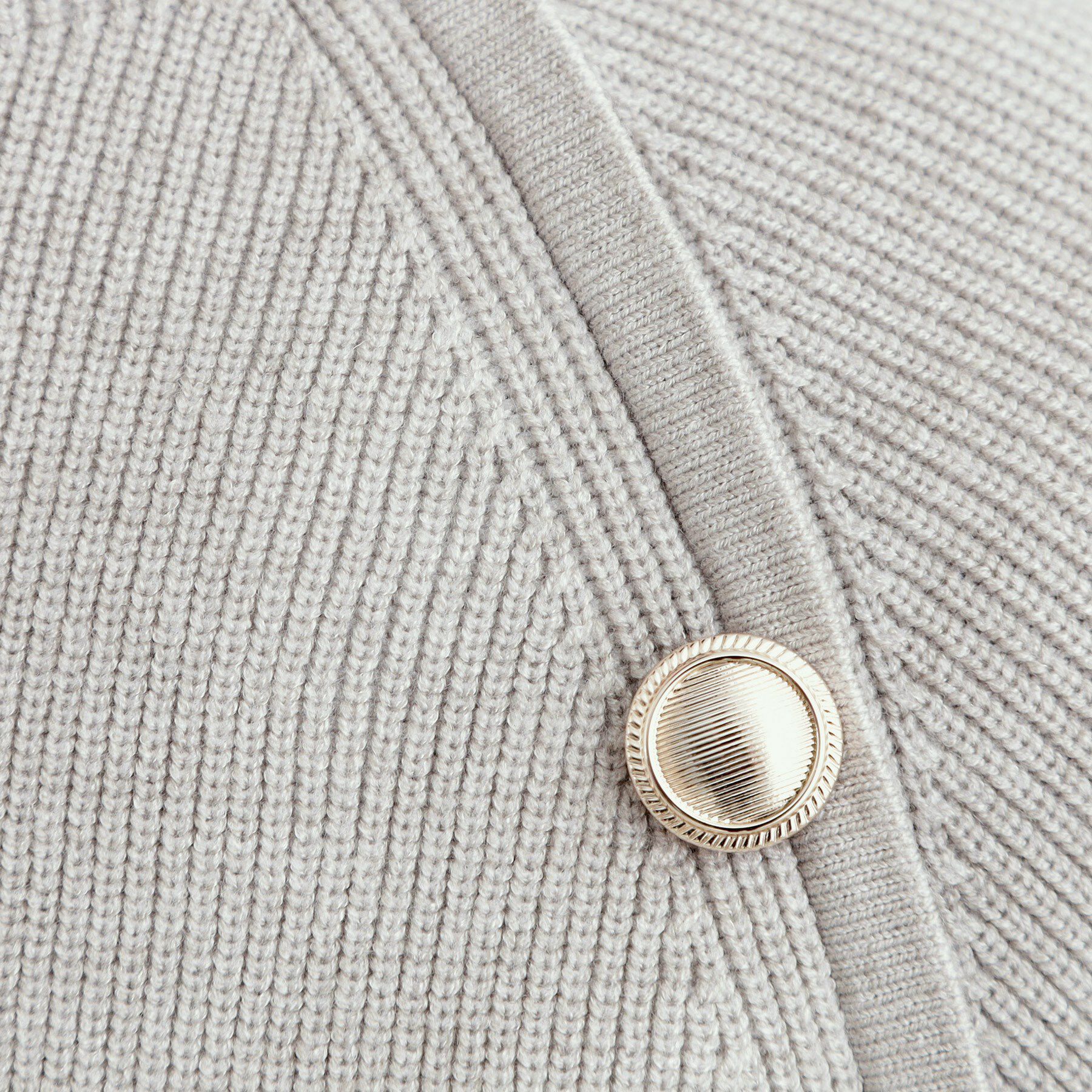 grove「ラグランスリーブ肩釦ニット」|ニット・セーター|