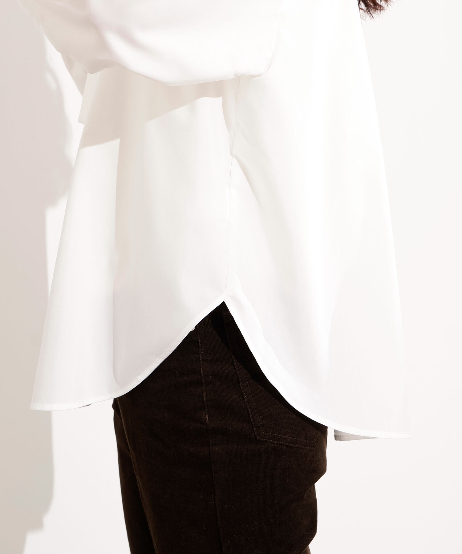  「ゴールドボタン2wayリボンブラウス」|シャツ・ブラウス|