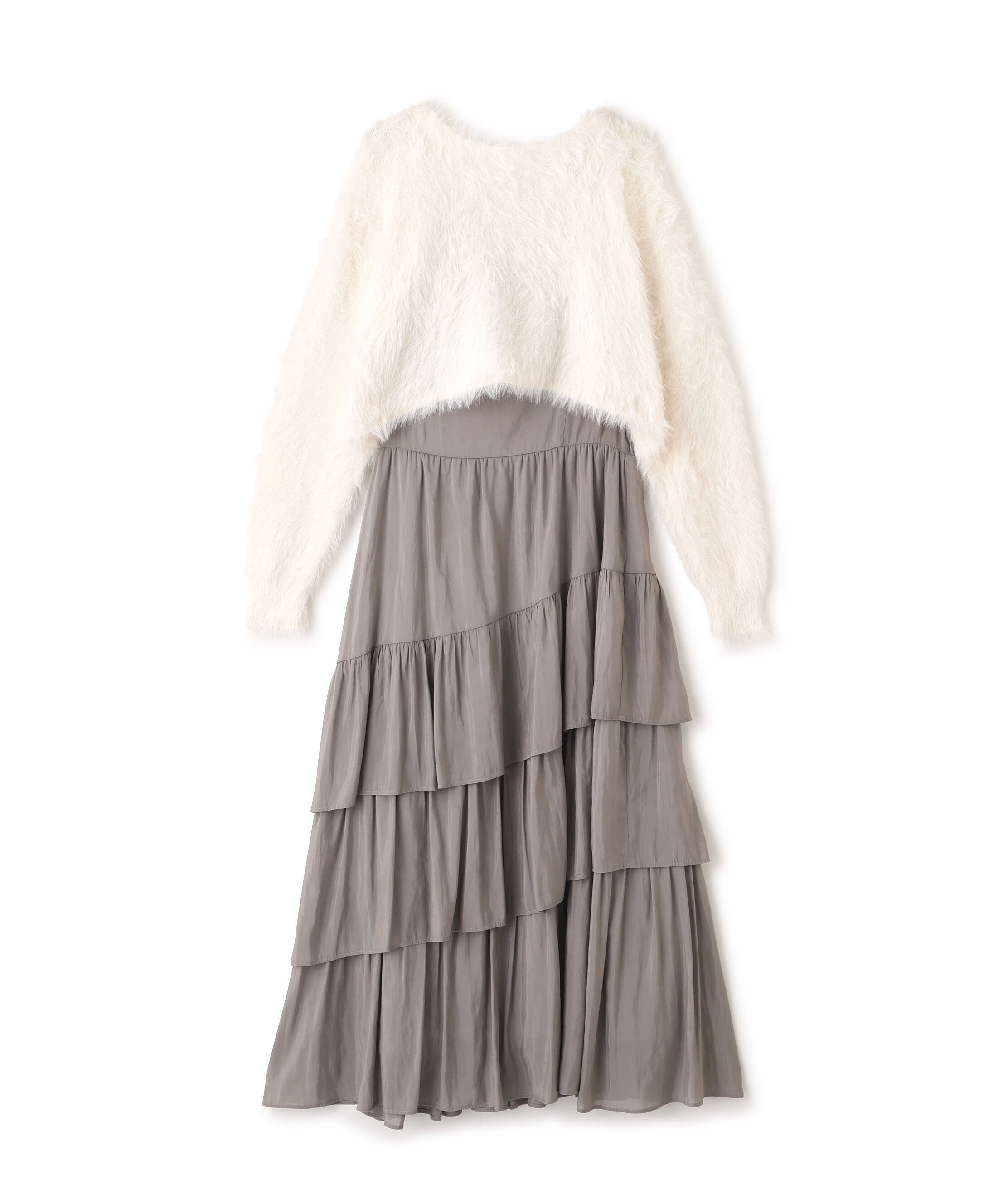 キャミワンピースフェザーニットセット｜ルミネのファッション通販