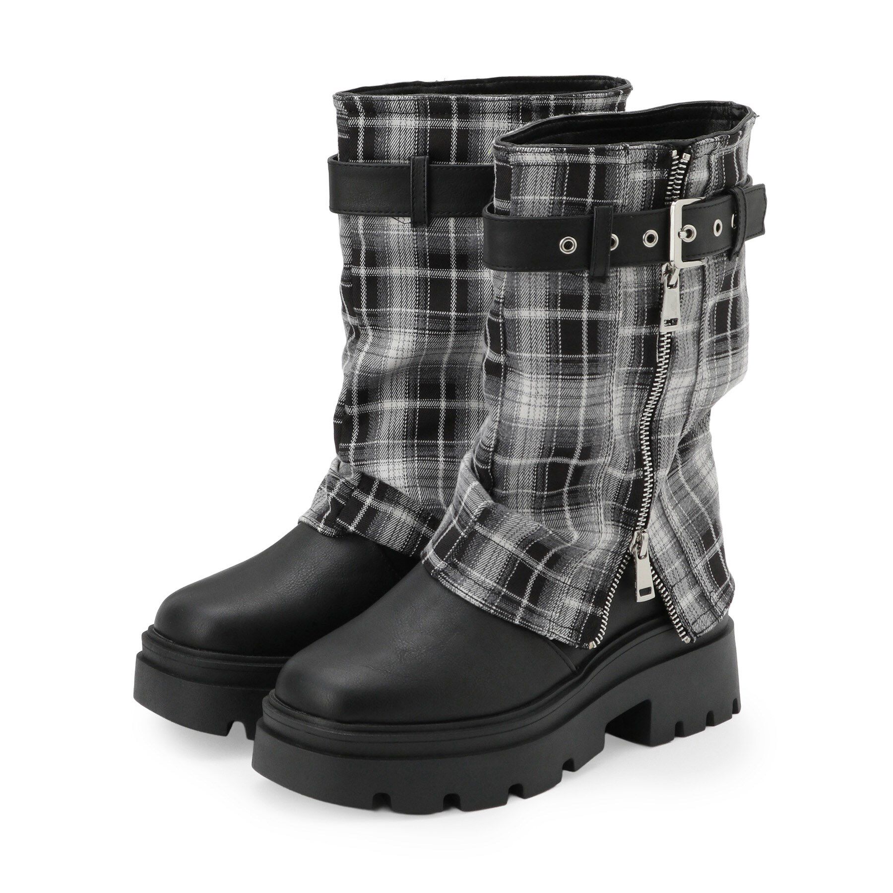 csT&P「ベルト付きカバーブーツ」|ショートブーツ|