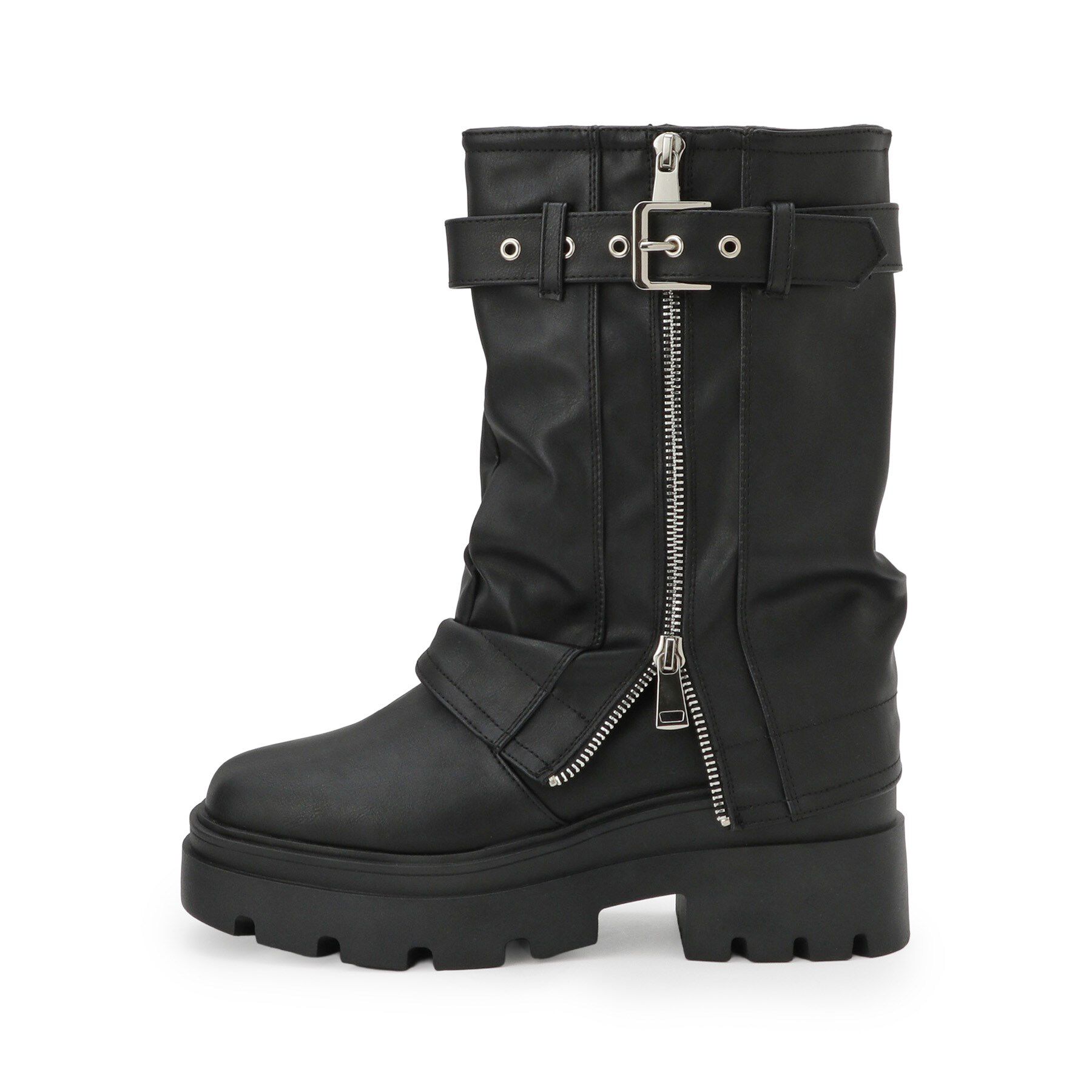 csT&P「ベルト付きカバーブーツ」|ショートブーツ|