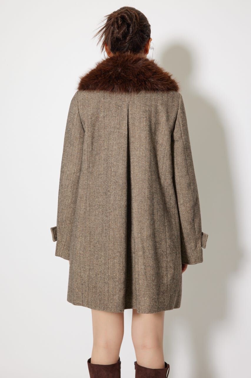 rienda「Aラインステンカラーコート」|その他|