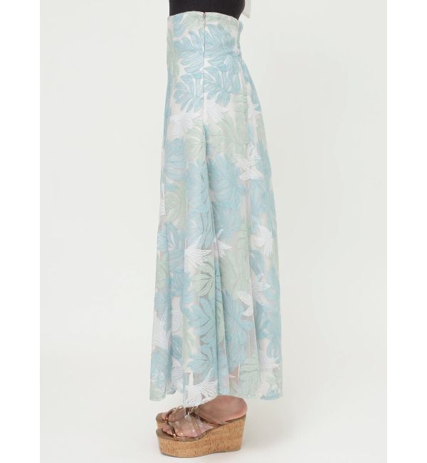 MERCURYDUO「モンステラチュール刺繍スカート」|スカート|