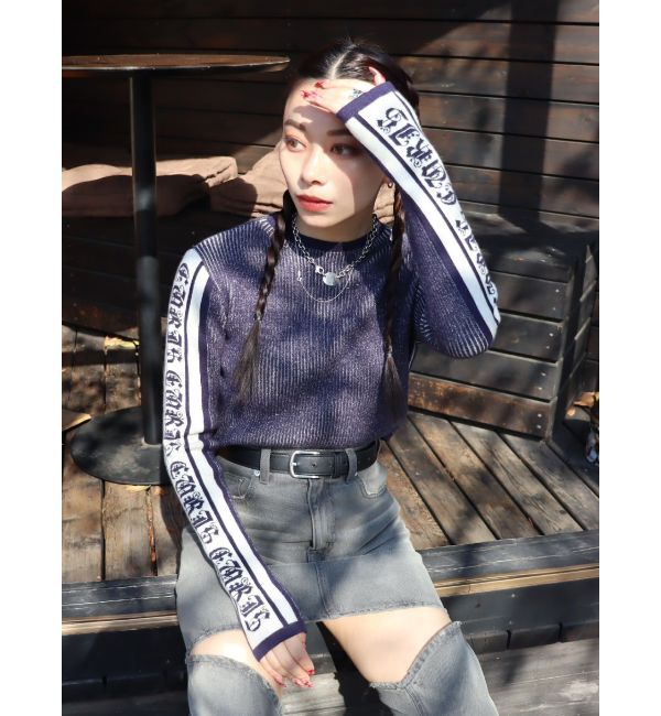 EVRIS「ドッキングデニムスカートパンツ」|デニム|