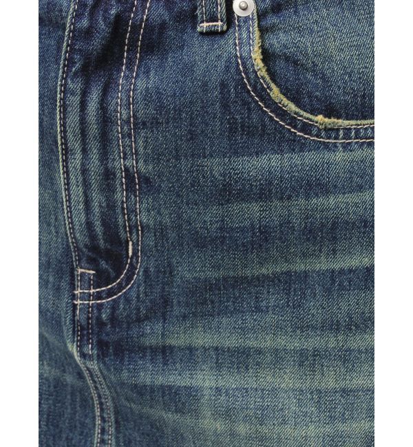 EVRIS「ドッキングデニムスカートパンツ」|デニム|