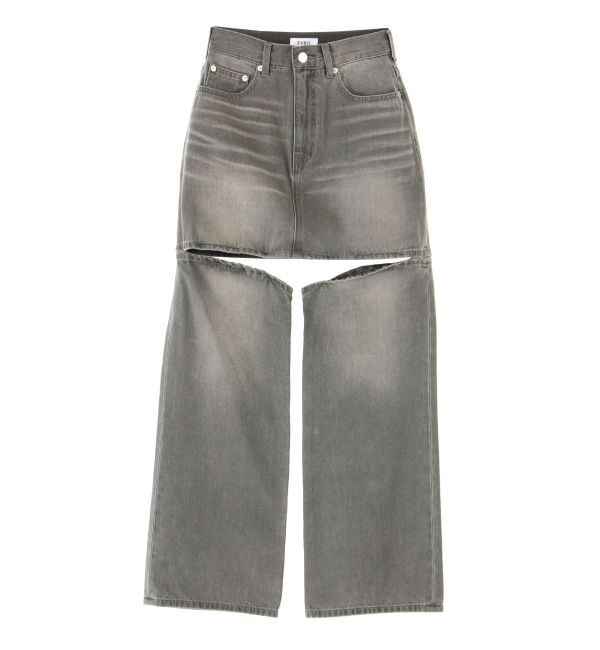 EVRIS「ドッキングデニムスカートパンツ」|デニム|