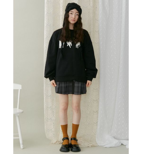 merry jenny「ribbonイヤーフラップニットキャップ」|ニット帽|