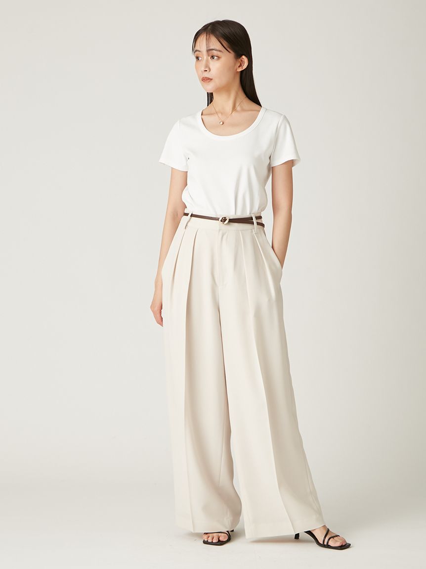 FRAY I.D「ラウンドネックTシャツ」|Tシャツ・カットソー|