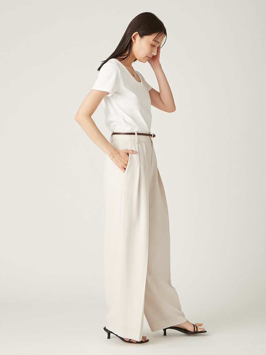 FRAY I.D「ラウンドネックTシャツ」|Tシャツ・カットソー|