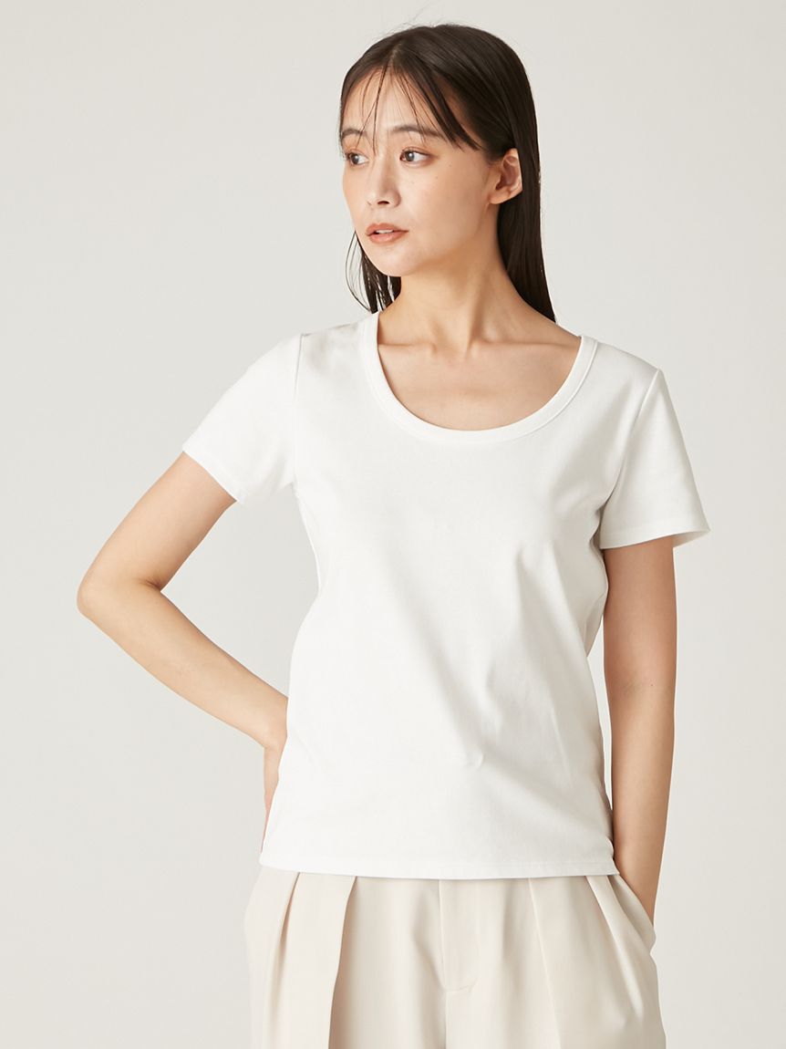 FRAY I.D「ラウンドネックTシャツ」|Tシャツ・カットソー|