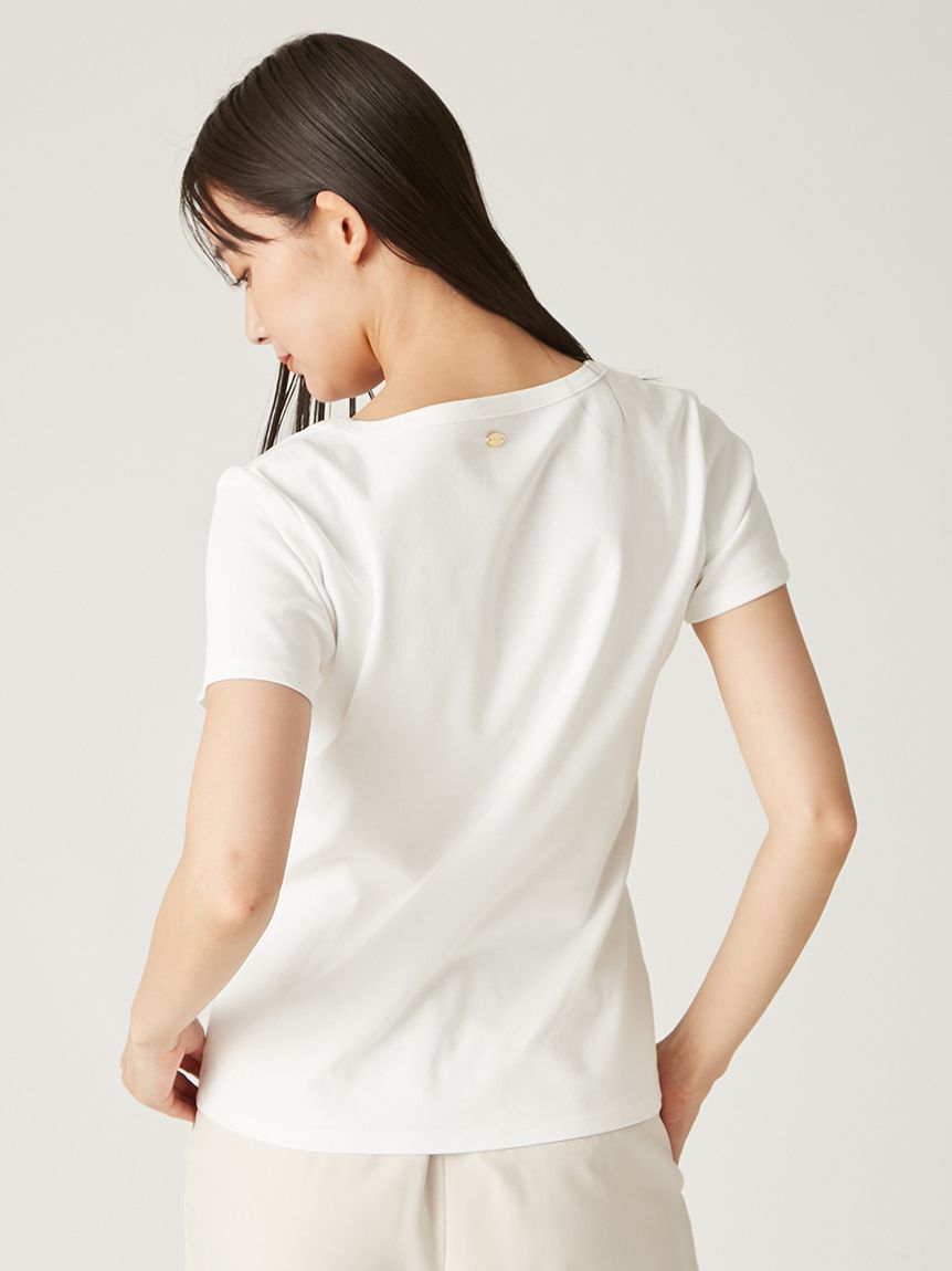 FRAY I.D「ラウンドネックTシャツ」|Tシャツ・カットソー|