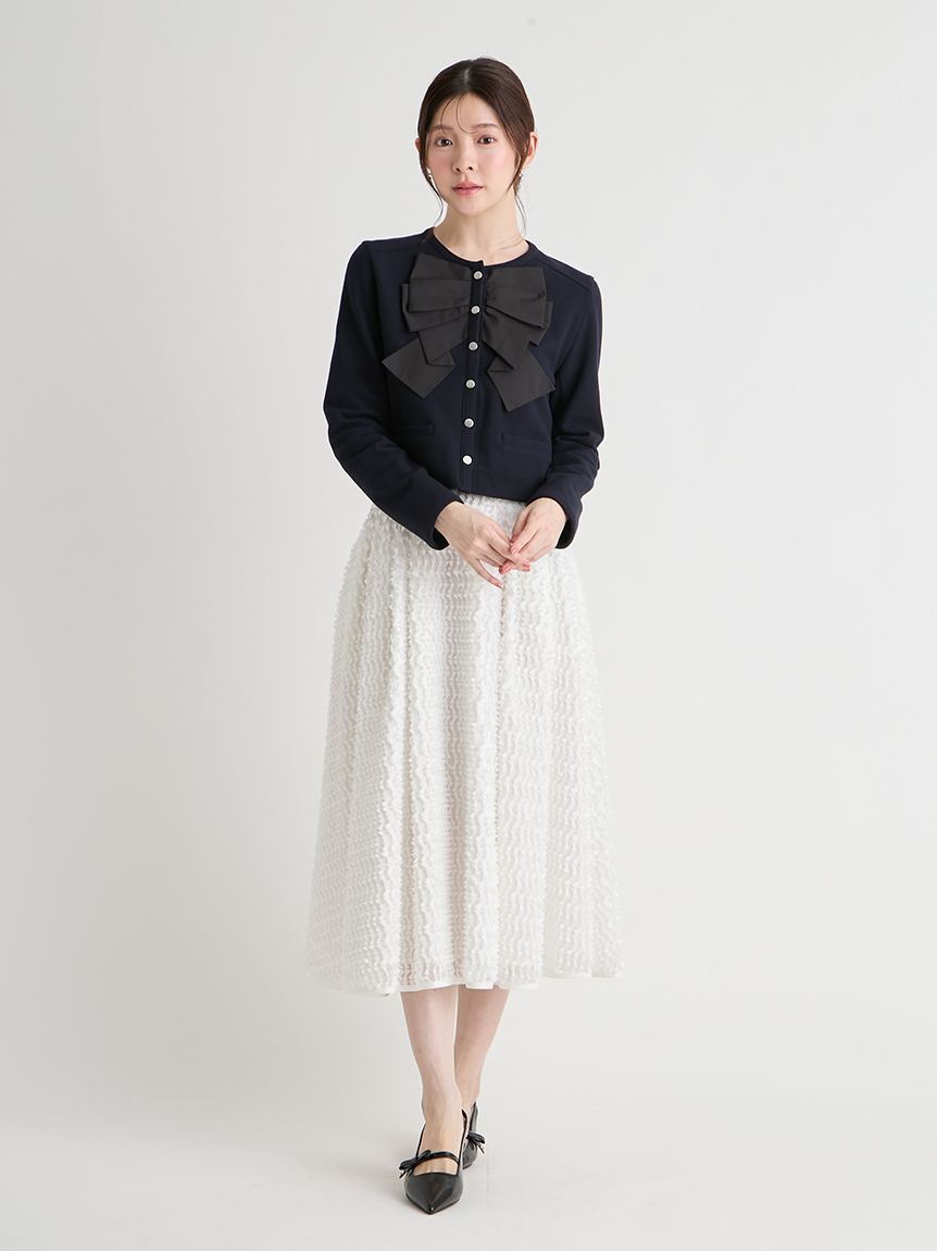 CELFORD「【洗える】リボンデザインジャケット」|テーラードジャケット|