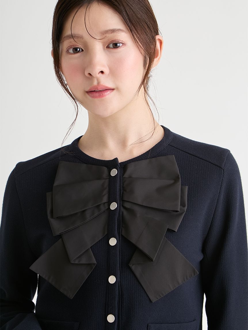 CELFORD「【洗える】リボンデザインジャケット」|テーラードジャケット|