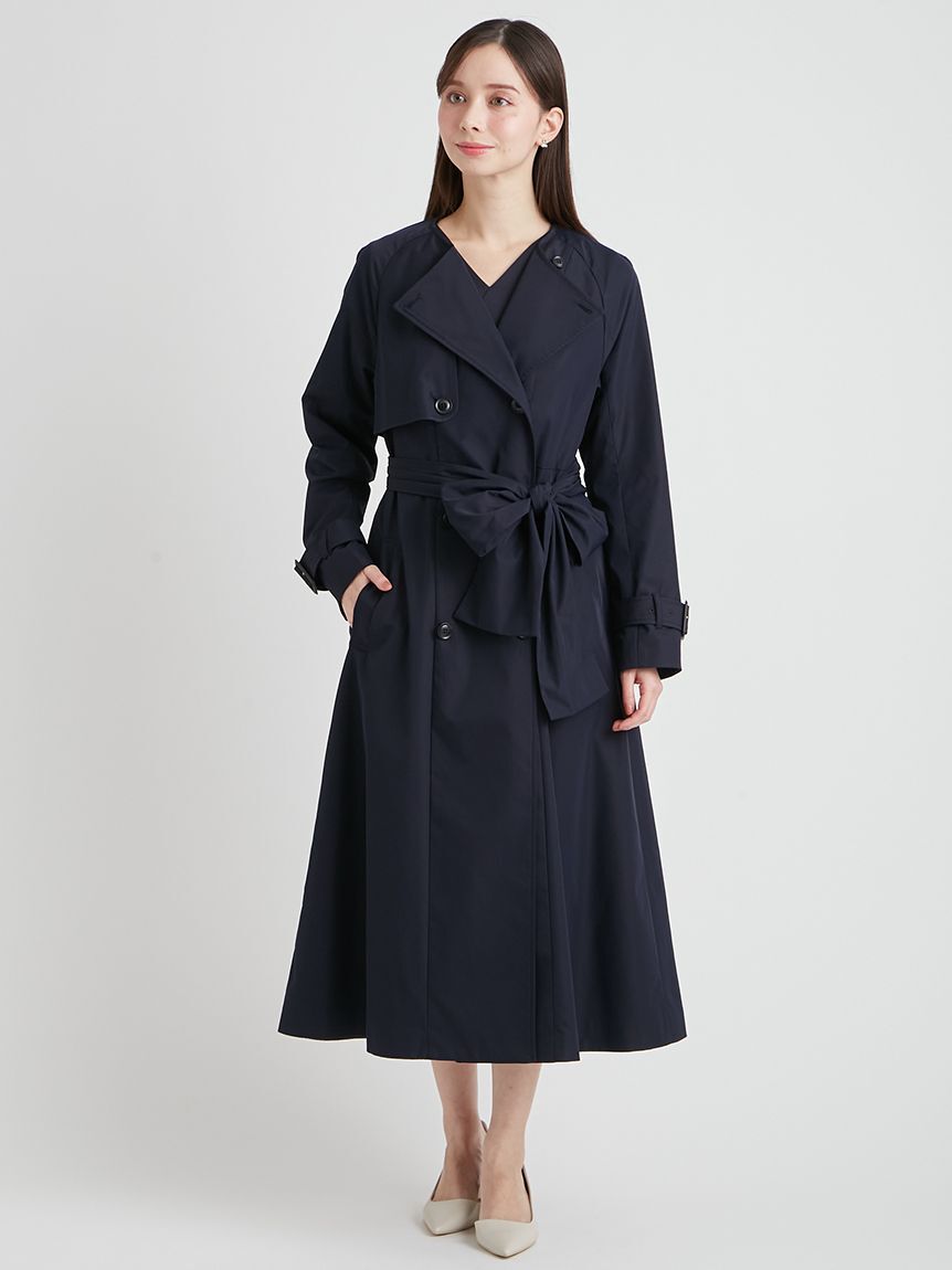 CELFORD「【撥水】リボン付きトレンチコート」|トレンチコート|