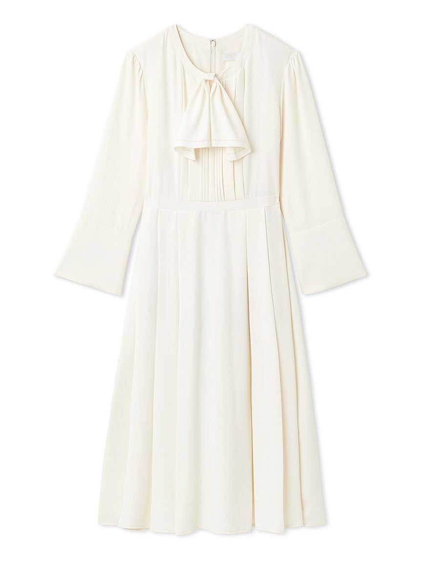 CELFORD「ピコ刺繍ボウタイワンピース」|ワンピース|