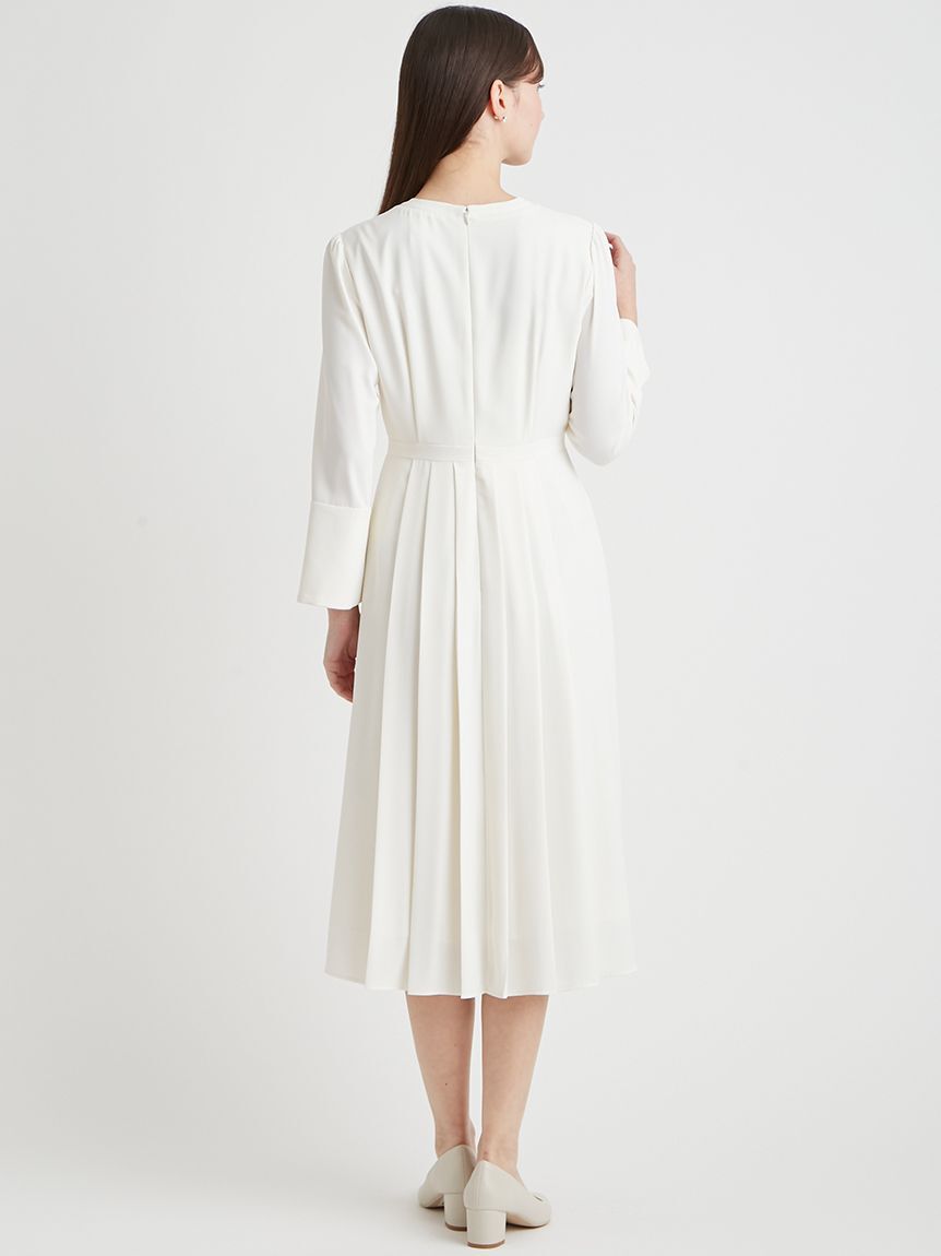 CELFORD「ピコ刺繍ボウタイワンピース」|ワンピース|