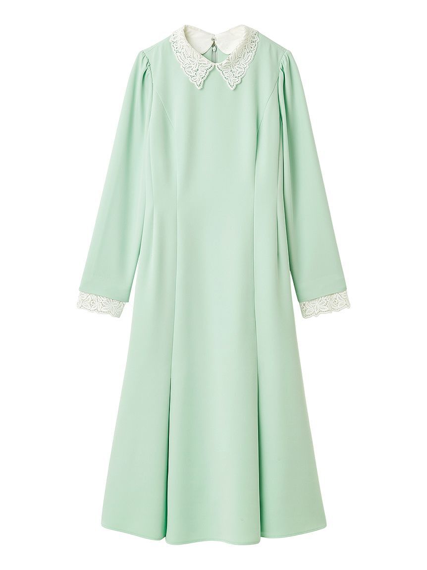 CELFORD「【洗える】刺繍レース付きマーメイドワンピース」|ワンピース|MNT