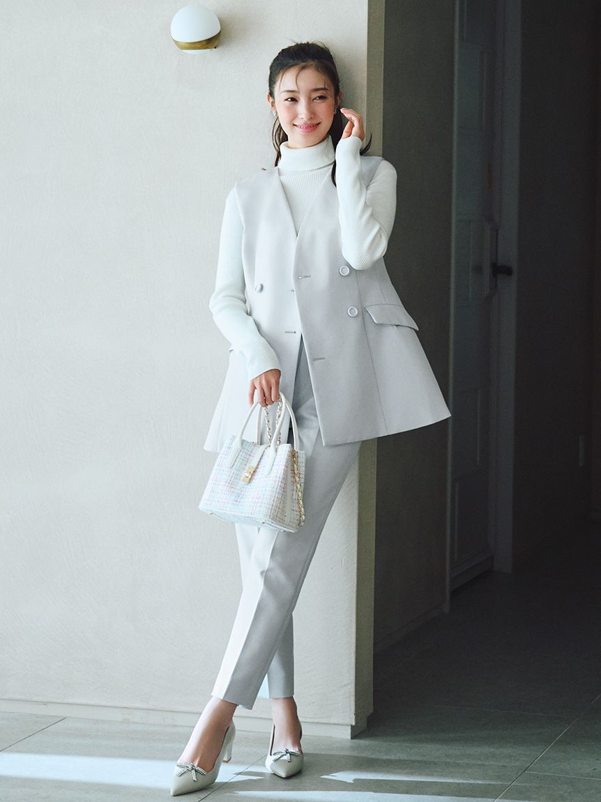 CELFORD「【洗える】ペプラムセットアップ」|ワンピース|