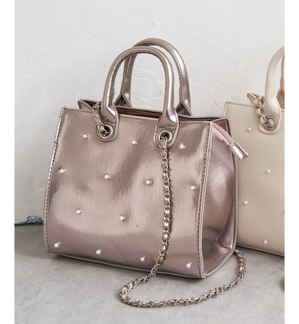 VENCE share style「パール2WAYトートバッグ」|その他|