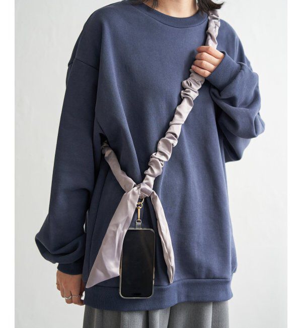 VENCE share style「サテンスカーフ風ストラップ」|ネックレス|