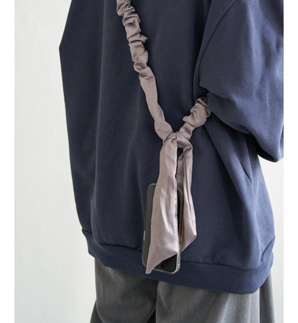 VENCE share style「サテンスカーフ風ストラップ」|ネックレス|