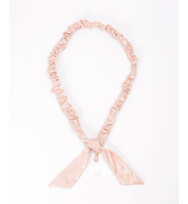 VENCE share style「サテンスカーフ風ストラップ」|ネックレス|