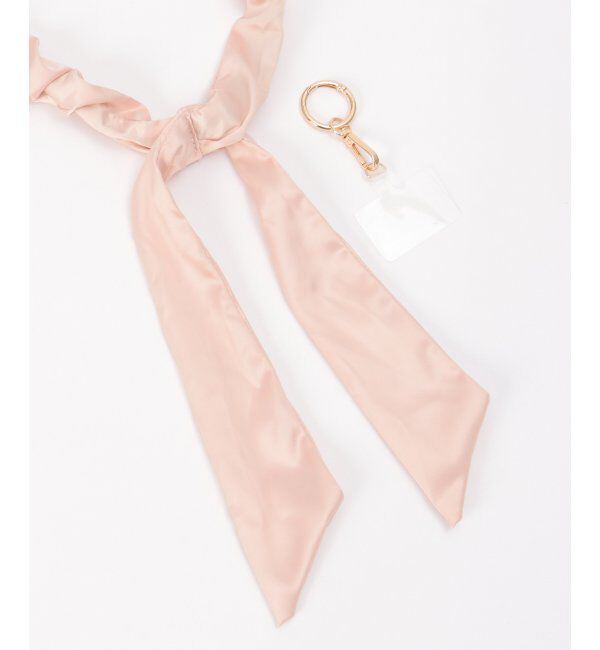 VENCE share style「サテンスカーフ風ストラップ」|ネックレス|