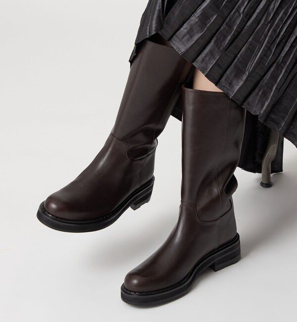 ODETTE E ODILE「ダブルウェルトプレーン ハーフ ショートブーツ40」|ショートブーツ|