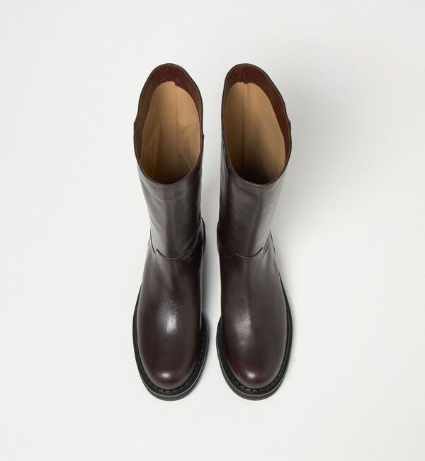 ODETTE E ODILE「ダブルウェルトプレーン ハーフ ショートブーツ40」|ショートブーツ|