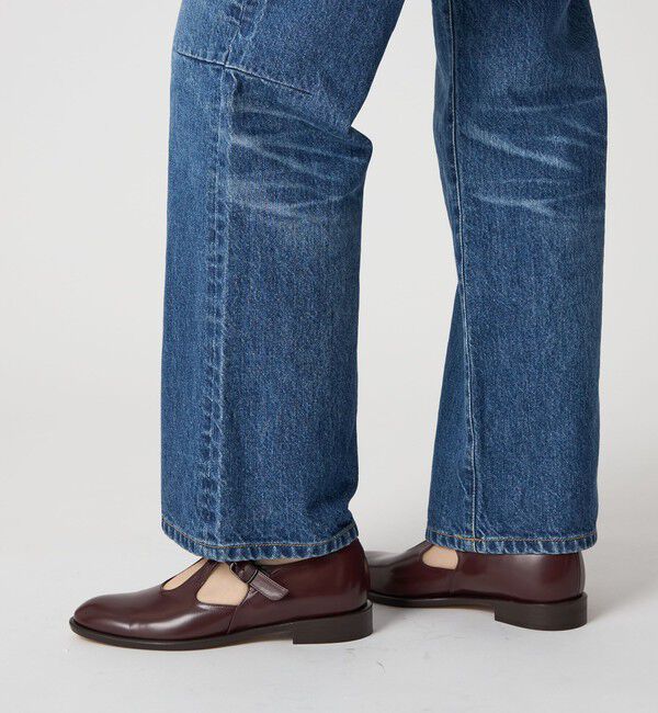 ODETTE E ODILE「ダブルTストラップ フラット25&uarr;」|ローファー|