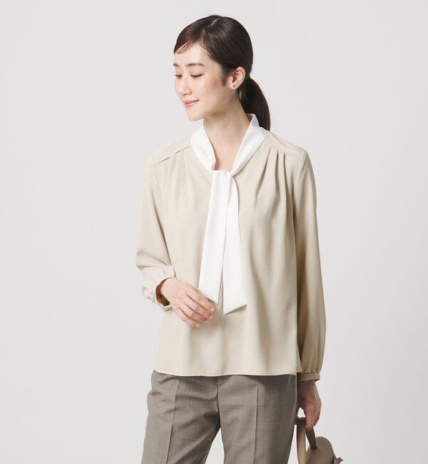 UNITED ARROWS「ボウタイ ロングスリーブ ブラウス‐ウォッシャブル‐」|シャツ・ブラウス|その他2