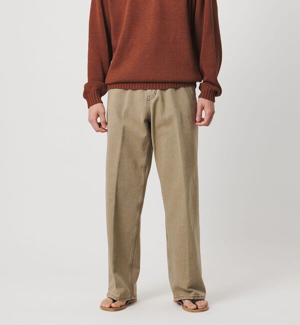 UNITED ARROWS「ロープ染めカラーデニム バギー5ポケット」|デニム|