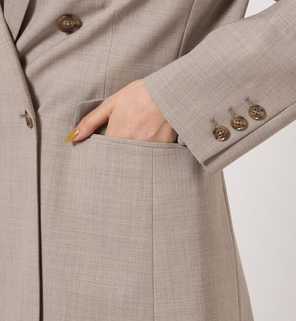 UNITED ARROWS green label relaxing「カチリラ ダブル ジャケット -ウォッシャブル・ストレッチ-」|テーラードジャケット|