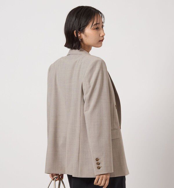 UNITED ARROWS green label relaxing「カチリラ ダブル ジャケット -ウォッシャブル・ストレッチ-」|テーラードジャケット|