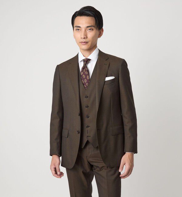 UNITED ARROWS green label relaxing「REDA サージ 2B RV スーツジャケット」|スーツ|DK.BROWN