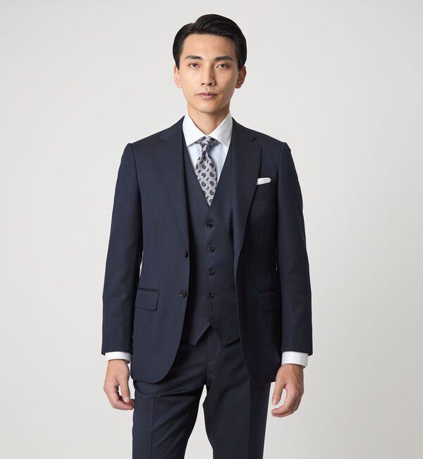 UNITED ARROWS green label relaxing「REDA サージ 2B RV スーツジャケット」|スーツ|NAVY