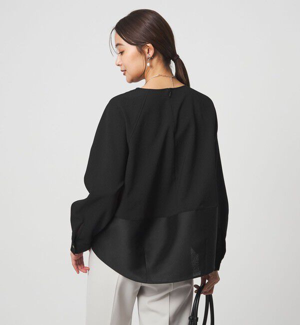 UNITED ARROWS green label relaxing「［size SHORTあり］フルリー フォルム プルオーバー ブラウス」|シャツ・ブラウス|