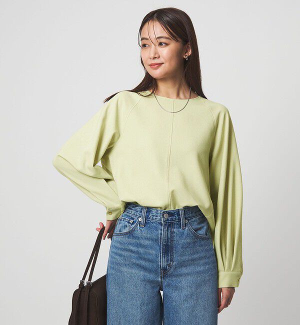 UNITED ARROWS green label relaxing「［size SHORTあり］フルリー フォルム プルオーバー ブラウス」|シャツ・ブラウス|LIME