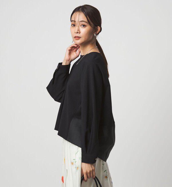 UNITED ARROWS green label relaxing「［size SHORTあり］フルリー フォルム プルオーバー ブラウス」|シャツ・ブラウス|